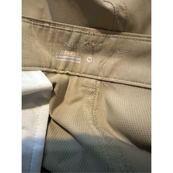 NEW WITH TAGS Nike Golf mens 36 shorts brown dri fit flat front tech 638473-235 - Picture 7 of 7